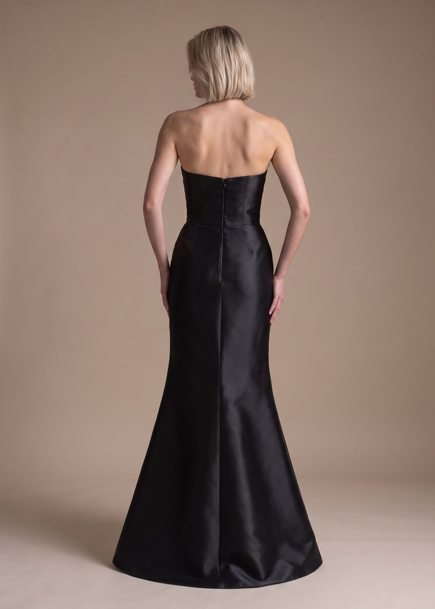 Mikado Mermaid Gown and Removable Satin Ball Gown Skirt