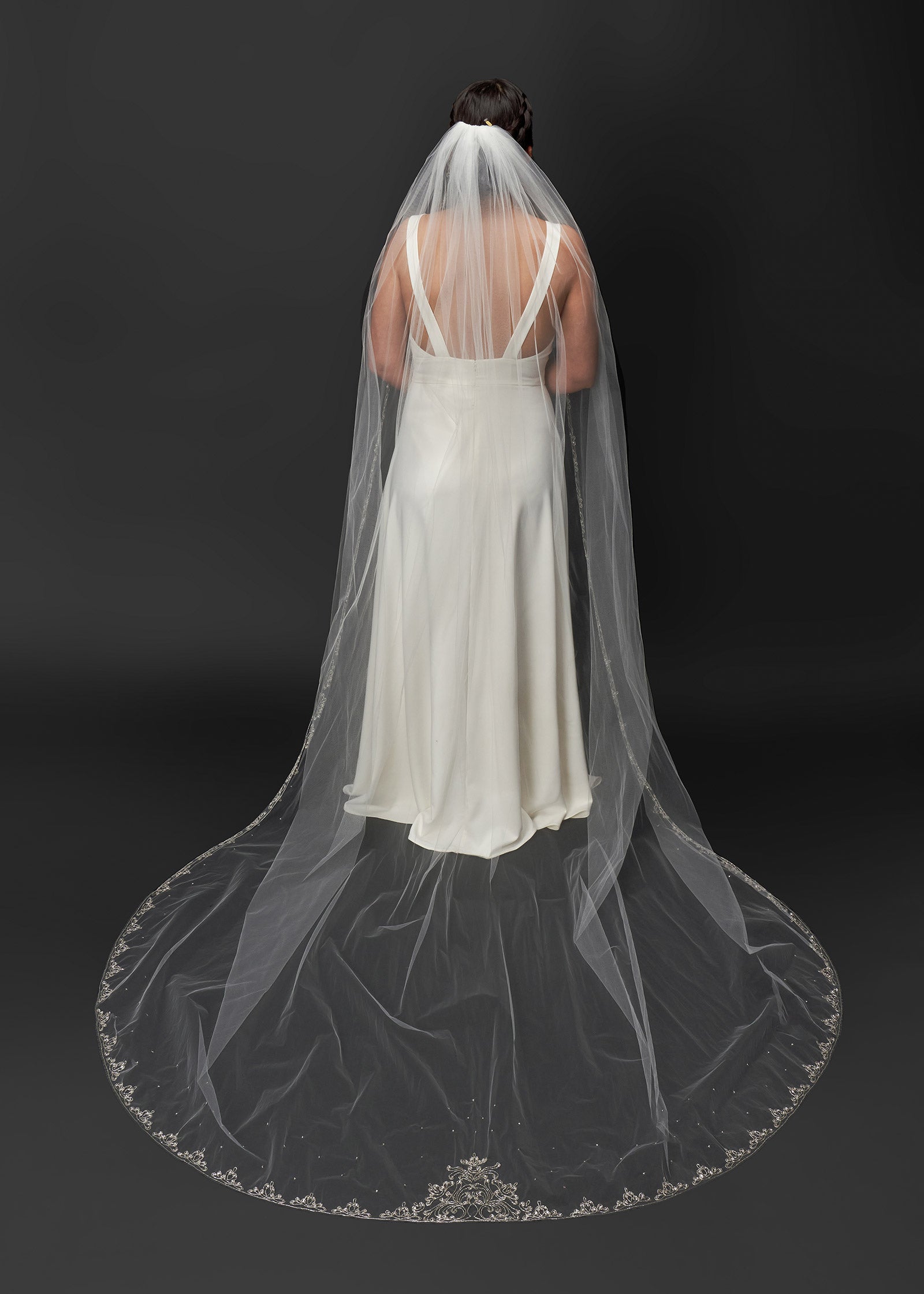 Wedding veil template