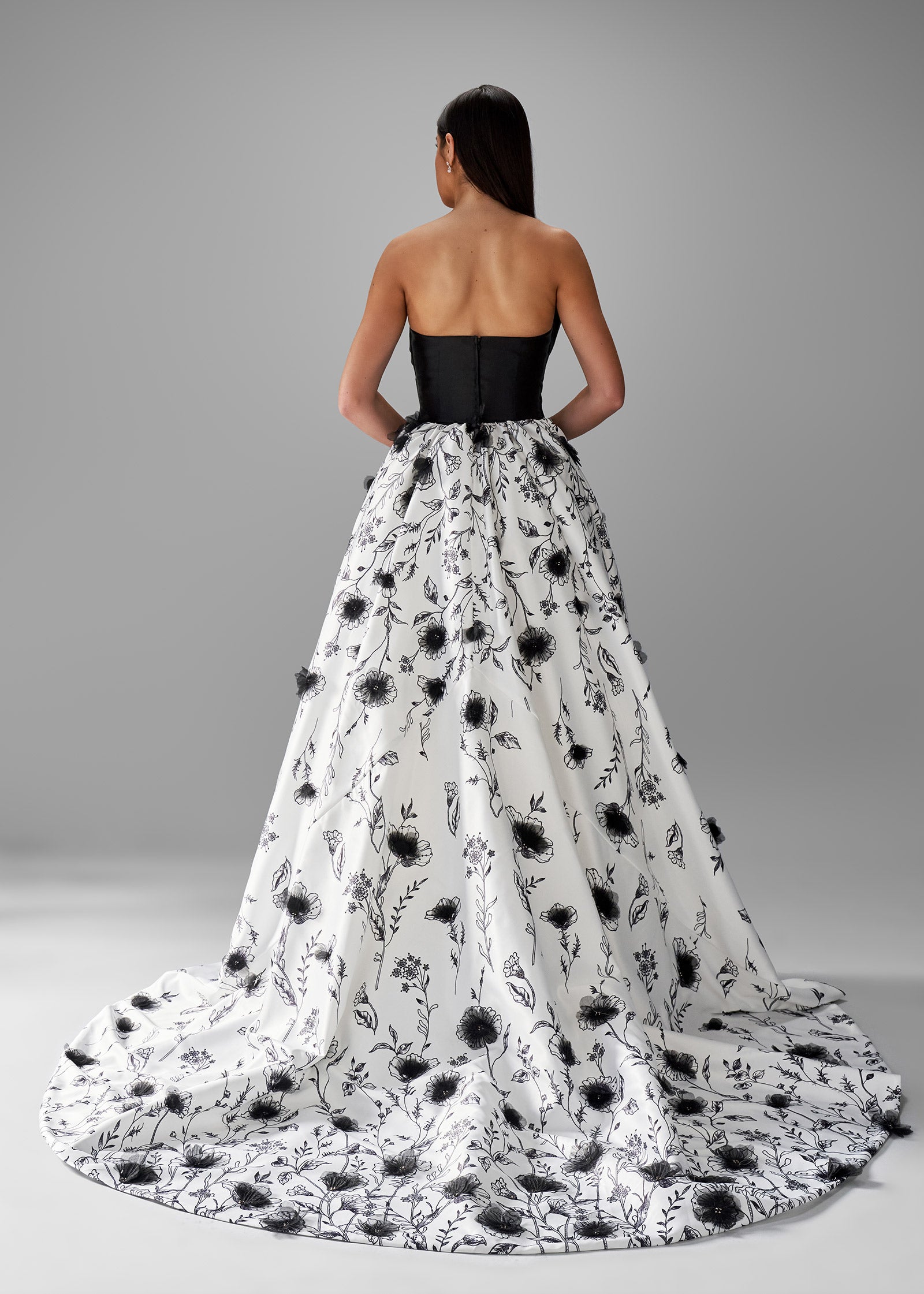 Black Ball Gown Detachable Skirt Prom Frocks PF1207 Black Prom Dress With Detachable Skirt Black Ball Gown Detachable Skirt Prom Frocks PF1207 Black Prom Dress With Detachable Skirt