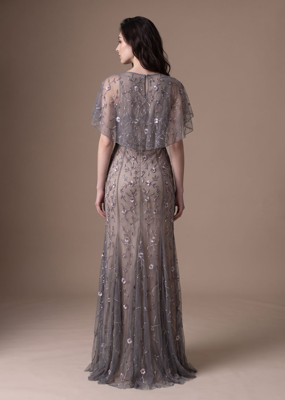 beaded sheath v-neck dress with godets Floral Gown Capelet Sleeves – Lotus Threads Bridal Select Jacket & Vest Size:EU52/US42 Special Event YGroup_daily-define-off-shoulder-v-neck-mini-dress Short Sleeve Sweetheart A-Line