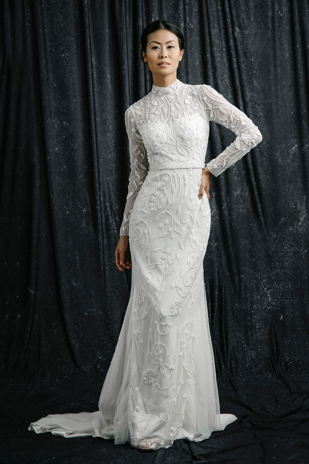 Elizabeth Gown | Style 87032 | Lotus Threads Wedding Gown